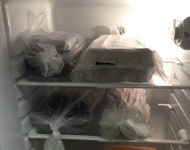 Multarasioita jääkaapissa
